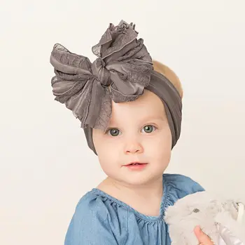 

Baby Headbands Baby Toddler Turban Solid Headband Hair Band Baby Girl Bows Hair Accessories Headwear Baby Girl Headband