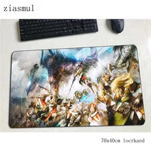 Final Fantasy XIV геймерский коврик для мыши xl 70x40 см игровой коврик для мыши натуральный резиновый ноутбук аксессуары для ноутбука padmouse эргономичный коврик