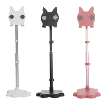 

Cartoon Cat Universal Phone Tablet Stand Aluminum Alloy Adjustable Holder Strong Pressure Resistance Free Adjustment New Type