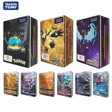 Игрушки покемон 20 200 300 шт GX EX MEGA Cover Flash Card SUN& MOON LOST THUNDER Cards Коллекционные Подарочные детские игрушки