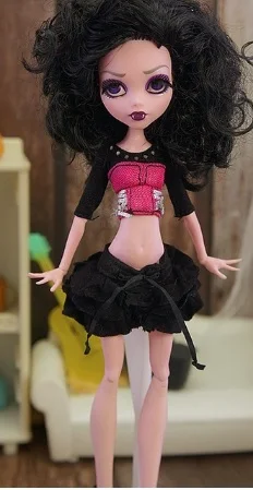 Подлинные различные цвета стиль для monster high Одежда для девочек кукла дух кукла платье костюмы Аксессуары - Цвет: see chart 7