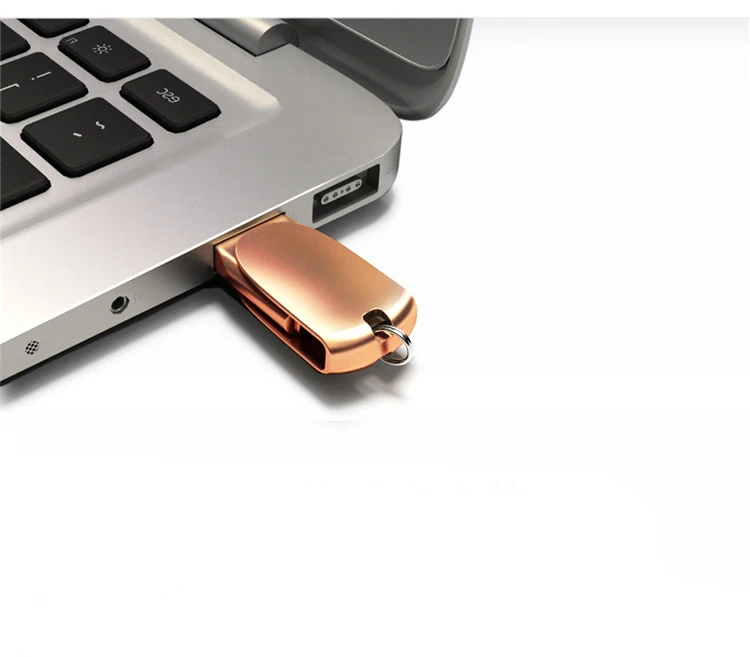 OTG USB флэш-накопитель Micro USB флешка 128 Гб 64 ГБ 32 ГБ 16 ГБ 8 ГБ Android телефон ручка накопитель 2,0 USB флешка мобильный u-диск-серебро