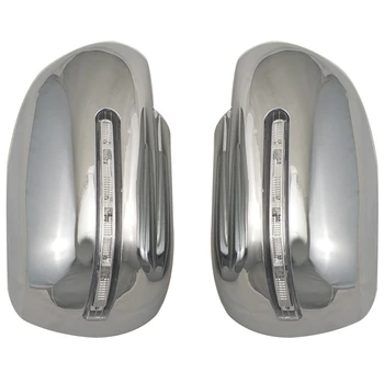 

LED Mirror Cover Reversing Mirror Decorative Cover Sequins 2Pcs for Suzuki VITARA 2008-2012