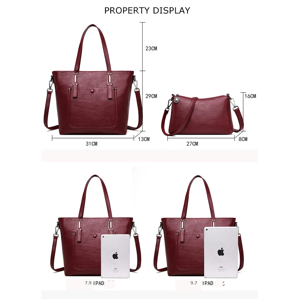 Роскошные сумки женские дизайнерские 2 комплекта женская сумка черного и