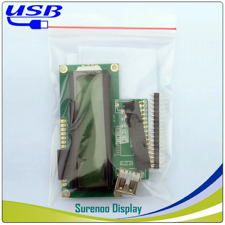Запасные Запчасти: ЖК-дисплей 2USB USB 162 16X2 1602 персональный модуль lcd Экран дисплея Панель справочная информация: подходит ЖК-дисплей Smartie& AIDA64 для DIY(сделай сам