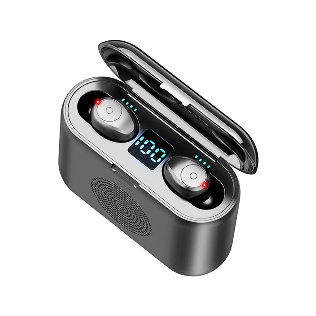 20# для Twins Touch Bluetooth 5,0 наушники спортивные стерео Беспроводная гарнитура 6D звук динамик микрофон светодиодный беспроводные наушники