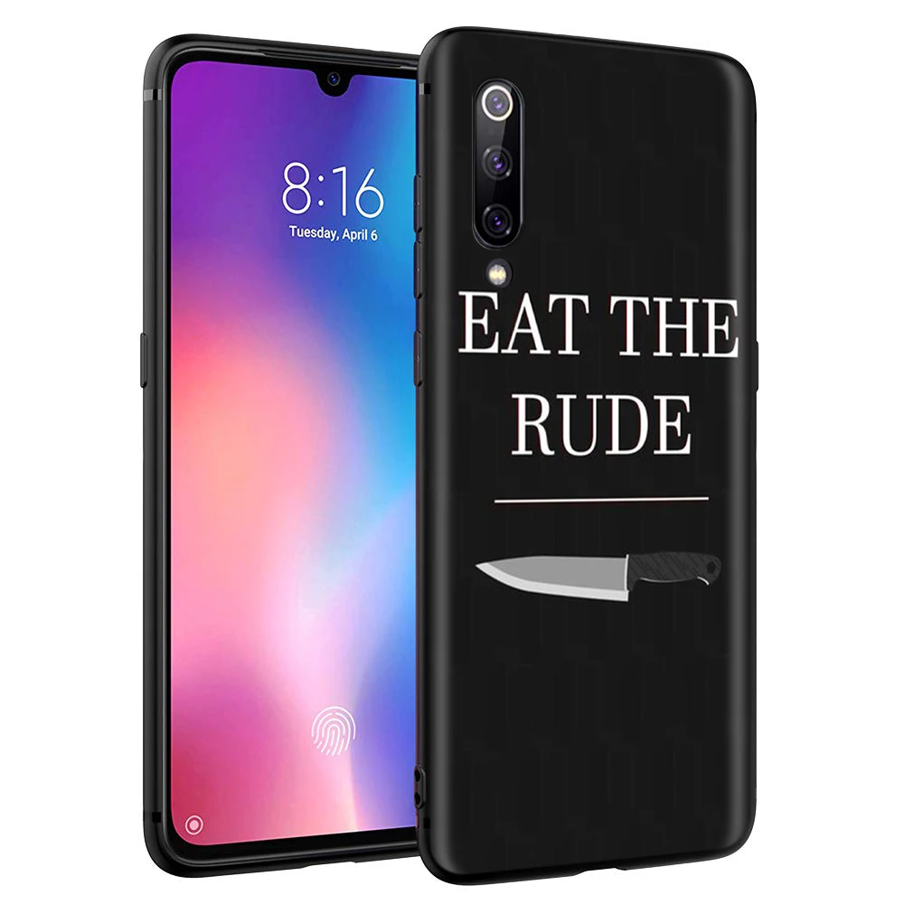 Мягкий ТПУ чехол YIMAOC Hannibal Eat the Rude для Xiaomi Redmi mi Note MAX 3 6 6A 7 mi6 mi8 9 se a1 a2 Pro Lite go pocophone