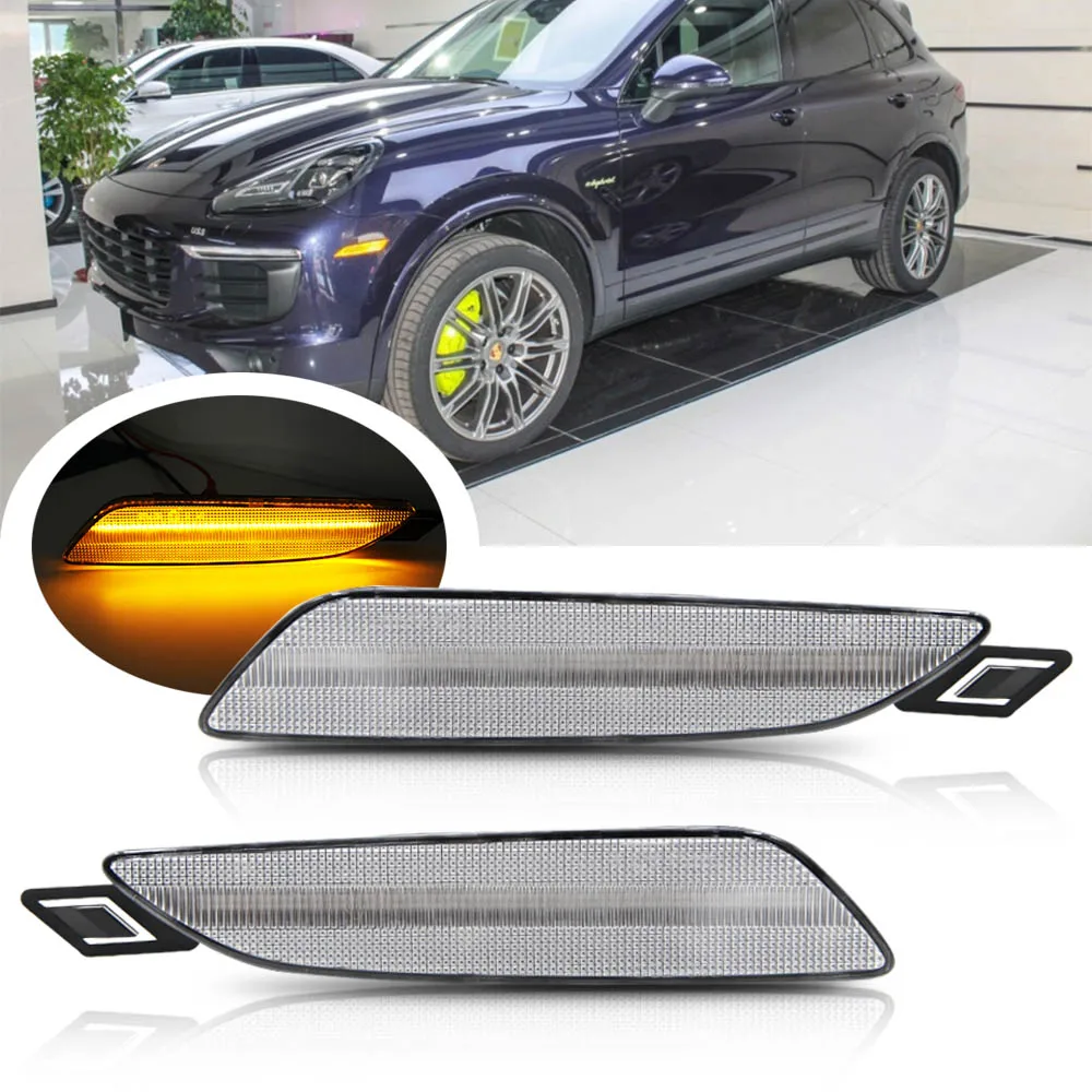 2PCSClearLEDSideMarkerLampForPorscheCayenneGen20152019AmberTurnSignalLamp.jpg