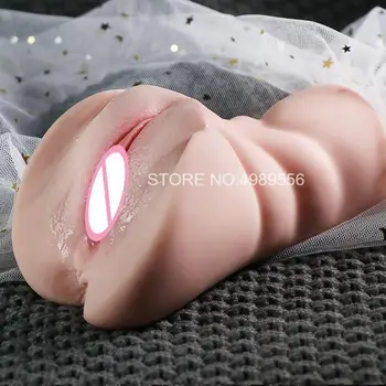 Pocket Real Pussy Artificial Vagina Male Masturbators Cup Soft Deep Throat Realistic Anal Soft Silicon Sex Toys for Men sextoys 6