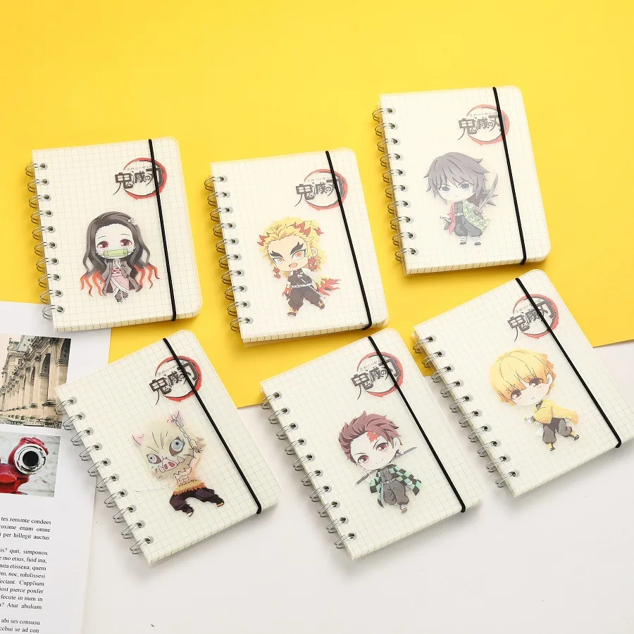 14cm Anime Demon Slayer Kimetsu No Yaiba Notebook:Kamado Nezuko Kamado Tanjirou Agatsuma Zenitsu NoteBook Paper Sketchbook Gift | Игрушки и