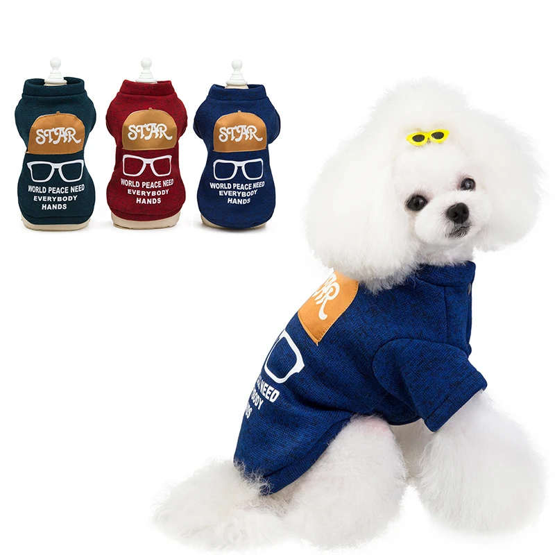 Dog Clothes Pet Puppy Soft Sweater Jacket Coat Winter Warm For Small Medium Dogs Outfit S-2XL | Дом и сад