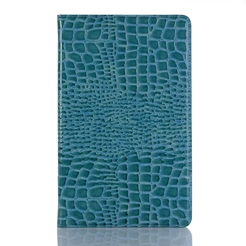 Кожаный чехол с текстурой крокодила для samsung Galaxy Tab A 10,5 SM-T595, умный чехол для Funda samsung Tab A 10,5 чехол - Цвет: Синий
