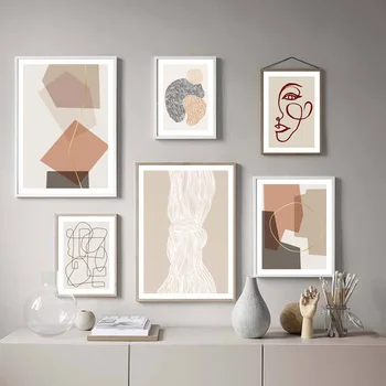 

Minimalism Geometric Abstract Line Modern Nordic Posters And Prints Wall Art Canvas Painting Decoration Pictures For Living Room