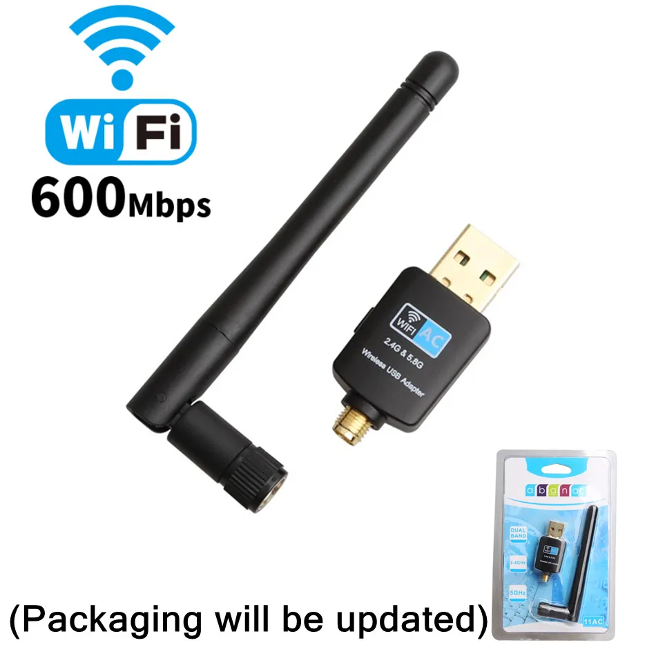 Không Dây Wifi Không Dây USB 600 Tốc Độ 1200Mbps Lan USB Ethernet 5G 2.4G 2 Băng Tần Mạng Wi-fi thẻ 802.11n/G/A/Ac wifi adapter Network Cards