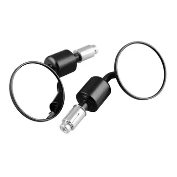 

1Pair Motorcycle Rear View Mirror Round Handlebar End Mirror Rearview Mirror Motorcycle Side Mirror Auto Parts