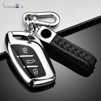 Soft TPU Car Remote Key Case Cover Holder Shell per MG ZS EV MG6 EZS HS EHS 2019 2020 Roewe RX5 i6 i5 RX3 RX8 ERX5 accessori - Soft TPU Car Remote Key Case Cover Holder Shell per MG ZS EV MG6 EZS