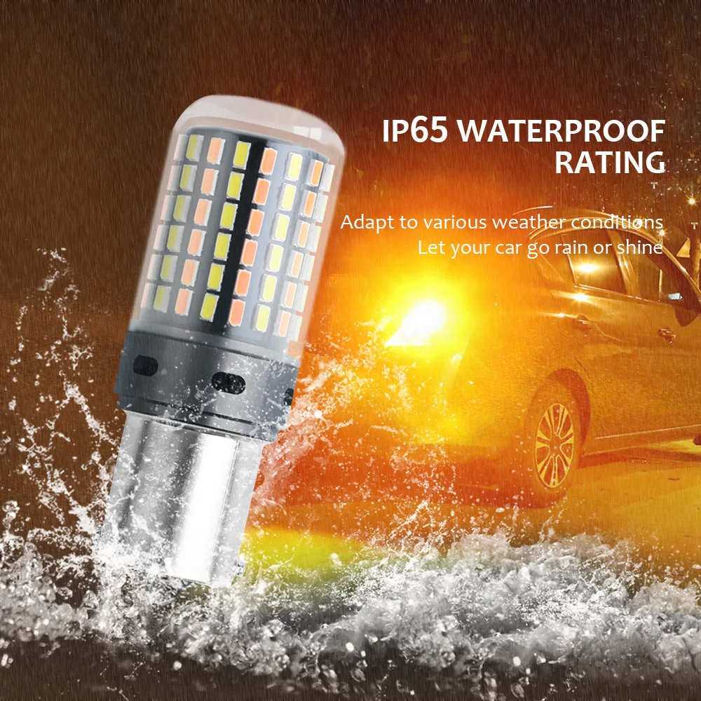 2PCS 1156 BA15S P21W BAU15S PY21W Canbus   LED  7440 W21W T20 ڵ DRL ȸ ȣ   ġ   ÷