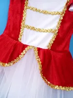 Costumes de cosplay LYus Ringmaster pour filles, robe à manches bouffantes, robes tutu en maille, vêtements de danse pour enfants, performance sur scène, patineuse à glace de ballet 5