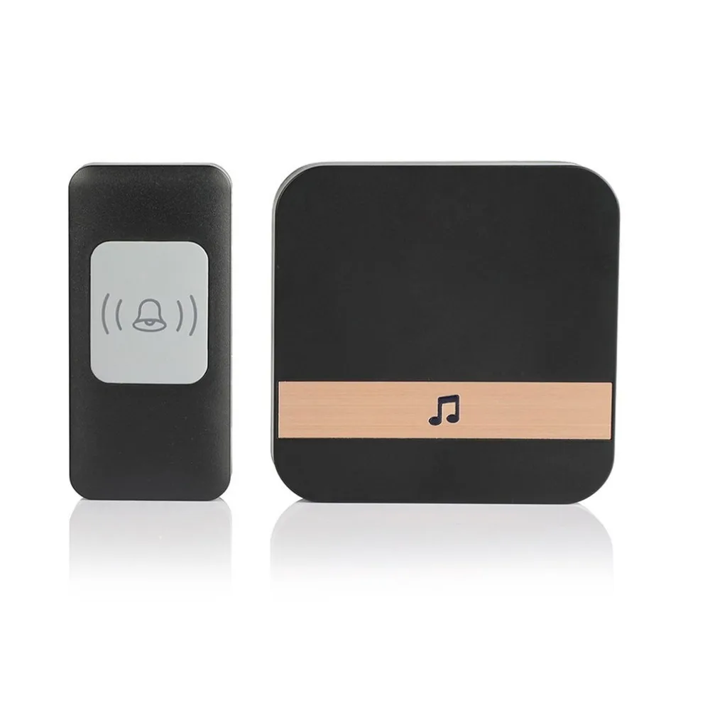 

Waterproof LED Wireless Doorbell 300M Long Range 52 Songs Chime Adjustable Volume Door Bell Remote Control Alert System