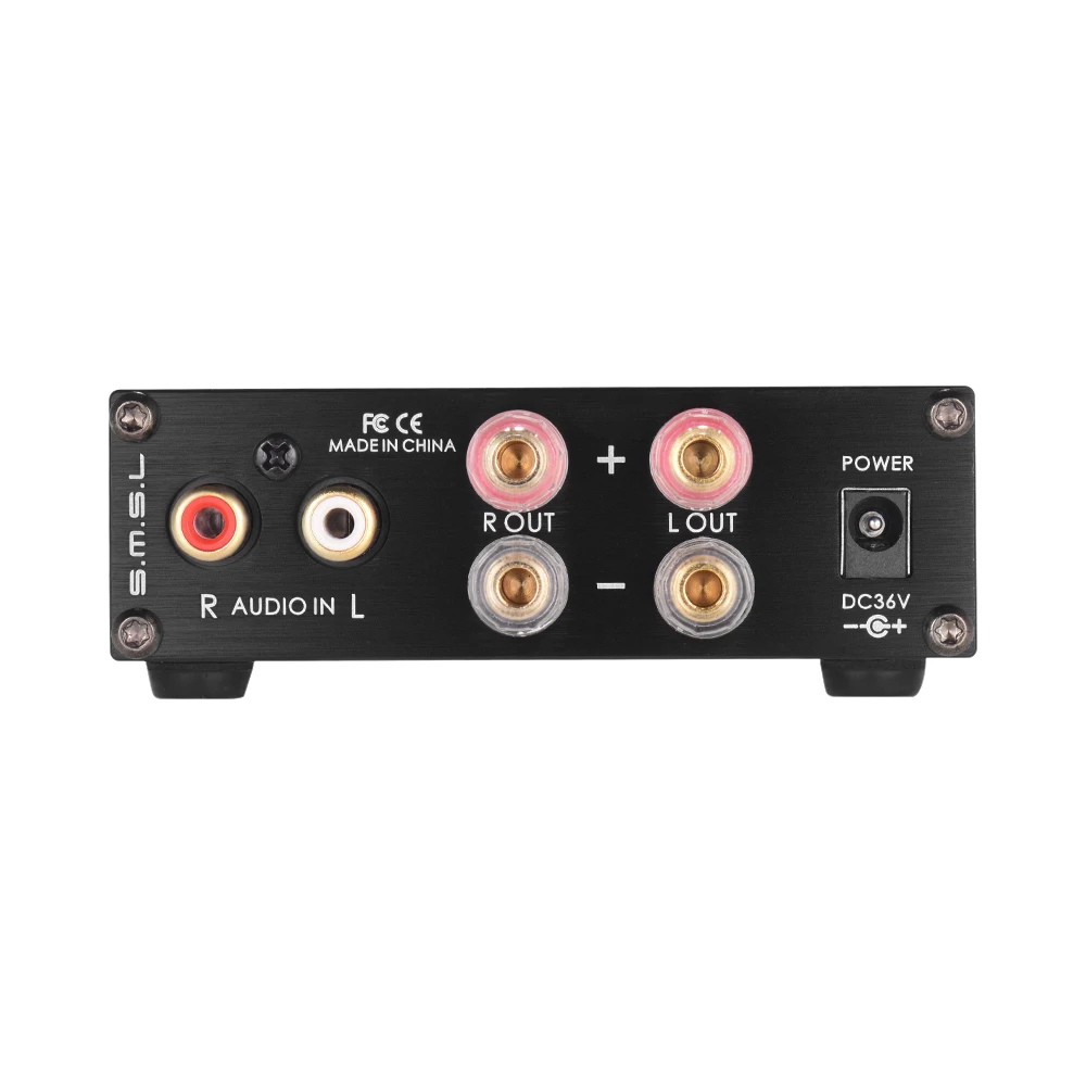 S.M.S.L SA-98E аудио усилитель стерео HiFi цифровой динамик Amp TDA7498E с адаптером питания