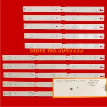 10 шт. светодиодный подсветка полосы 5+ 4 лампы для samsung 4" ТВ 2015ACR430 3228 REV1.0 150716 R+ L LM41-00174A LM41-00173A