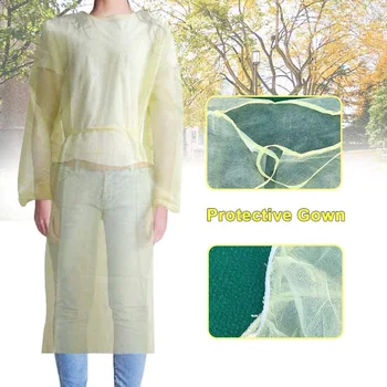 

Disposable Isolation Gown Breathable Dust Proof Protection Clothes for Tattoo Permanent Makeup Beauty Salons Isolation Clothes