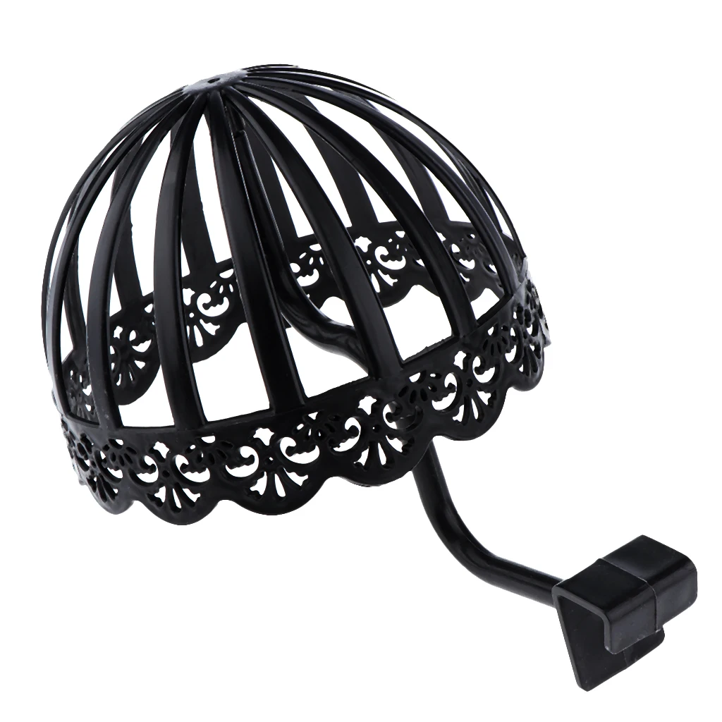Premium Plastic 2~3 Years Old Infant Toddler Wig Hair Hat Cap Wall Hanger Holder Stand Display Dryer Tool- Black/White