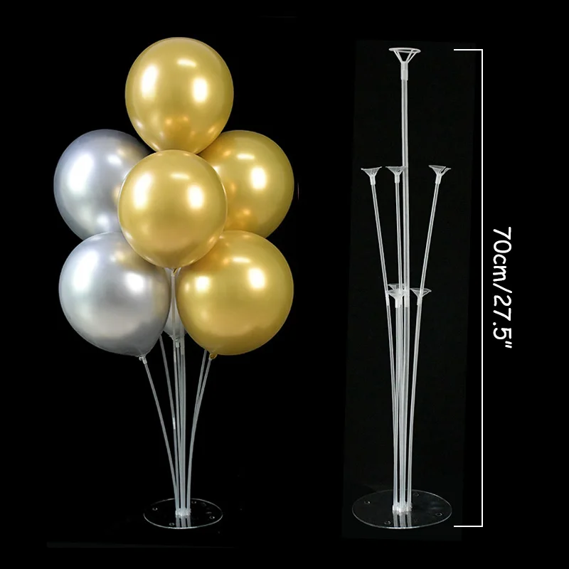 1 Set LED Light Balloon Column Support Display Stand Table Floating Birthday Wedding Party Decor Balloons Holder Stick Accessory