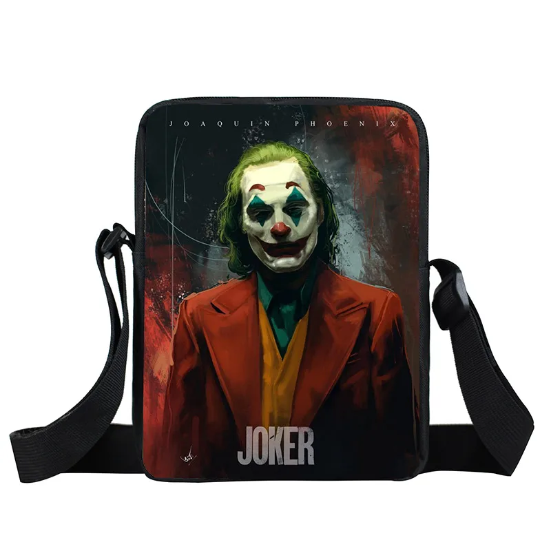xkb joker50 Joker Be kind мини-сумки-мессенджеры Joaquin Phoenix Женская и мужская сумка маленькая сумка на плечо Детская сумка для книг для мальчиков сумки для девочек - Цвет: xkb joker50