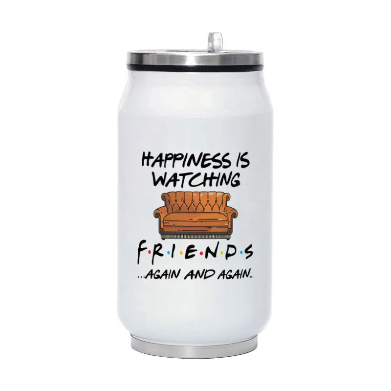 Friends Tv Shows Travel Water Bottle 300ML Eco-Friendly Stainless Steel Coffee Vacuum Flask Portable Mug | Дом и сад