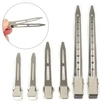 

3sizes Optional Small, Medium And Large Stainless Steel Clips Hairdressing Accessories Salon Barber Tool
