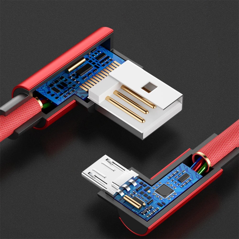 1m 2.4A 90 градусов usb type C usb c кабель для быстрой зарядки type-c зарядное устройство для samsung Xiaomi Iphone