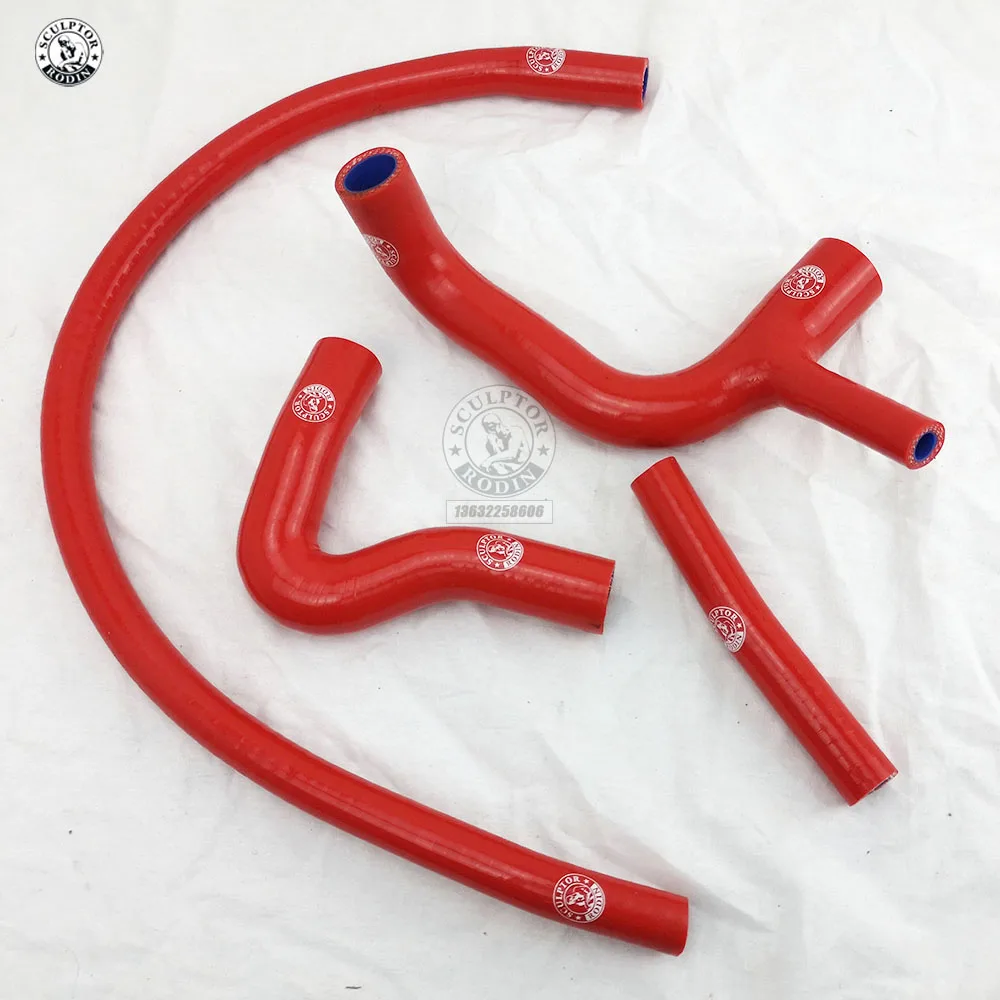 Silicone Radiator Hose For  AUSTIN/ROVER MINI COOPER S/1275 GT CLUBMAN -1989 (4Pcs)Red/Blue/Black