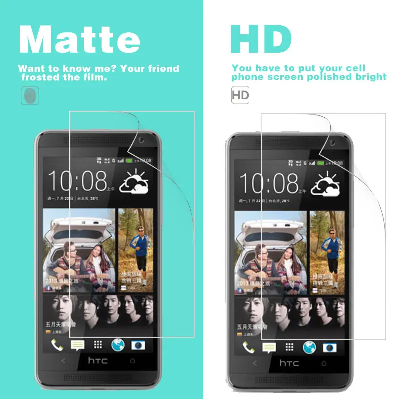 HD ЖК прозрачная глянцевая пленка для HTC 650 816 820 825 826 828 830 326G 530 630 600C 606W 608T матовая
