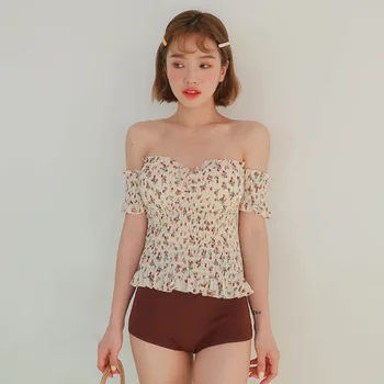 

Swimsuit Slimming High Waist Bikini Bathing Suit Women Trendy Swim Teens Two Piece Swimwear For Swimming Suits Separate Badpak