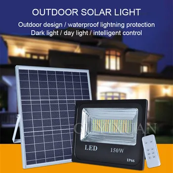 

Outdoor street light yellow light lightning protection waterproof solar light Indoor courtyard solar spotlight