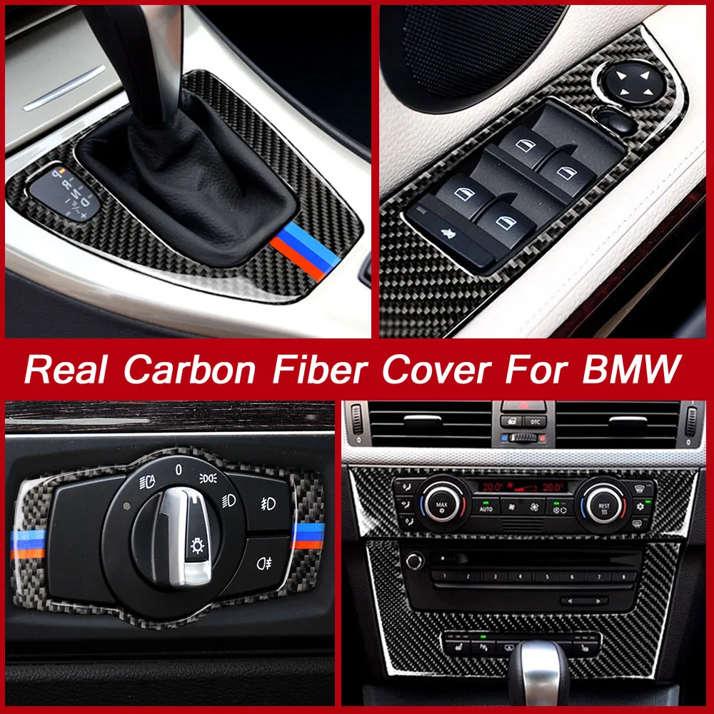 For Bmw E90 E92 E93 3 Series Accessories Car Interior Carbon Fiber Air