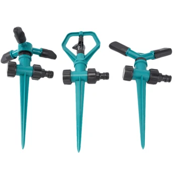 

3Pcs 360-Degree Rotating Lawn Sprinkler Single-Double-Three-Arm Combination Water Spray Irrigation Spray