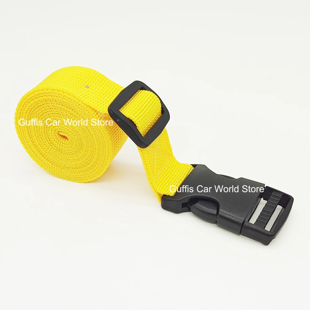 Heavy-Duty Cargo Strap with Buckle for Securing Luggage and Equipment