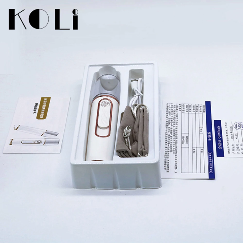 KOLI EMS, инструмент для красоты, уход за кожей лица, инструменты для увлажнения лица, увлажнитель для дома, путешествия, портативное устройство для отпаривания лица