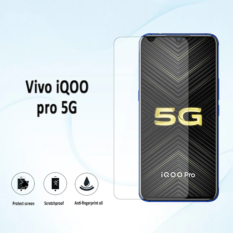 2 шт., Защитное стекло для vivo iQOO NEO, пленка 9 H, ультратонкое Защитное стекло для телефона, Передняя пленка для vivo iQOO Pro 5G, чехол, стеклянная крышка