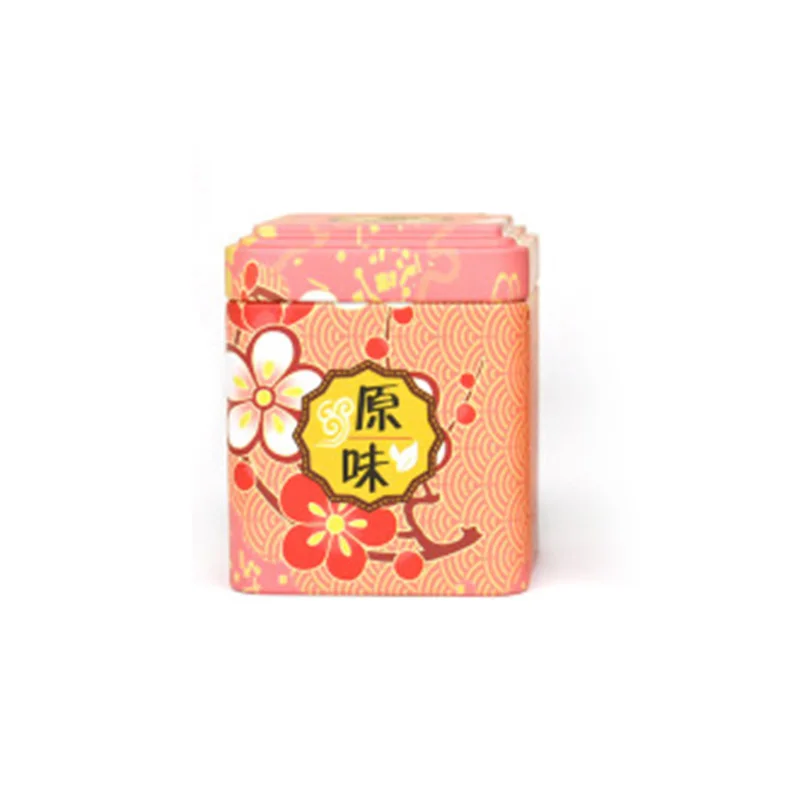 Xin Jia Yi упаковка маленькая чайная коробка в китайском стиле прямоугольник особой формы на заказ металлический Бисквит конфеты монеты жестяная коробка для чая - Цвет: Оранжевый