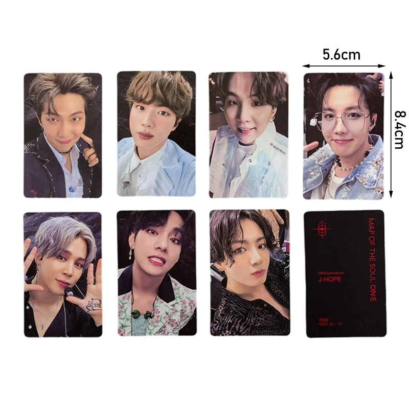7PCS/set KPOP South Korean Groups Albums Bangtan Boys New Album Map of The Soul on: E Concert DVD Ordinary Same Card