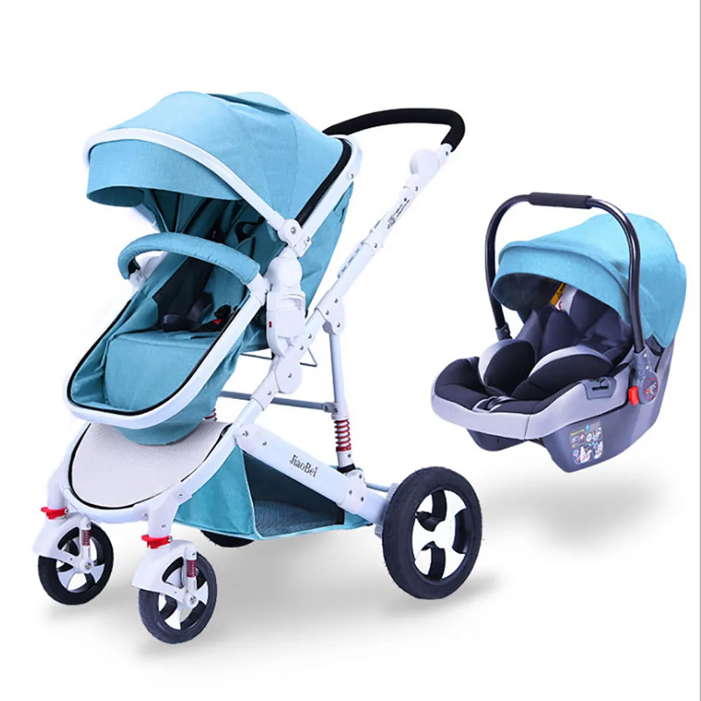 Детская коляска 2 в 1 IIILOVEBABY складная Коляска 3 с четырьмя колесами корзина для