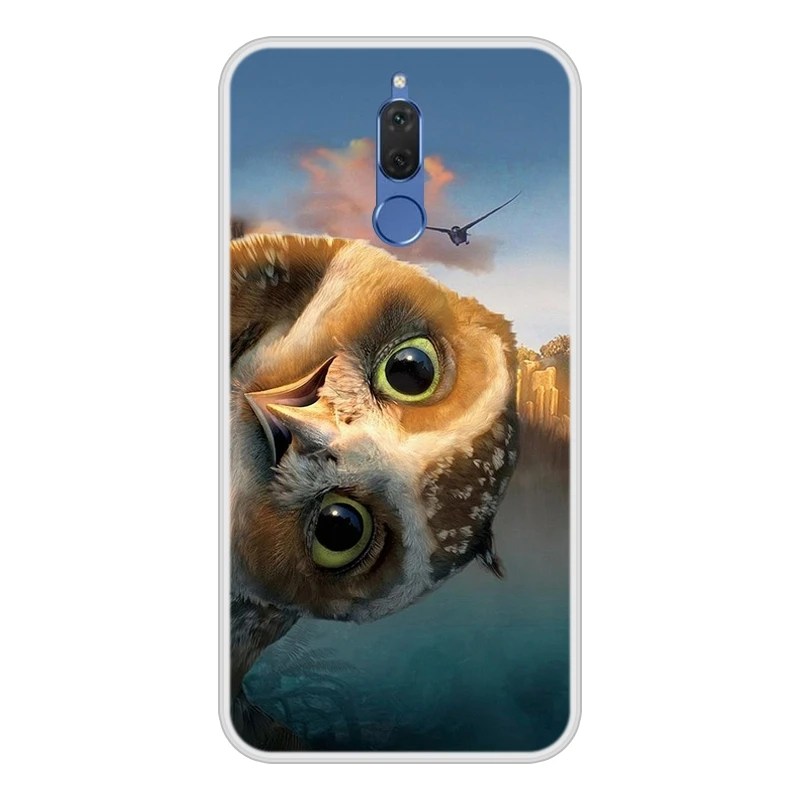 Чехол для huawei nova 2i Мягкий Силиконовый ТПУ шикарный узорчатый чехол для телефона huawei nova 2i чехол - Цвет: No.8
