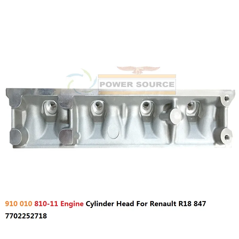 910 010 810-11 Engine R12 Cylinder Head For Renault 847 R12 TS R5 TX Le car Fuego Trafic R18 1937cc 1.4L 1976-79 7702252718 910010  (2)