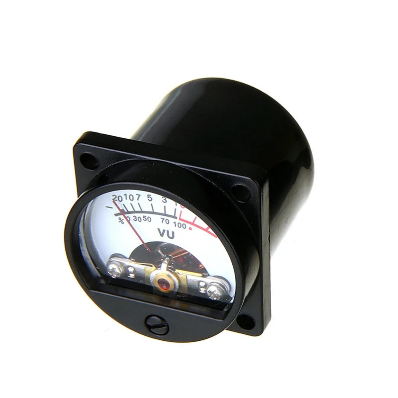 

VU Meter Panel Kit 2Pcs Analog VU Meter+Driver Board+Cable with Backlight 10-12V 500UA for AMP