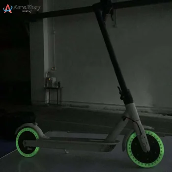 

Xiaomi M365 Pro Scooter Luminous Shock Absorbed Skateboard Damping Rubber Tires Hollow Solid Tires Mijia M365 Accessories Parts