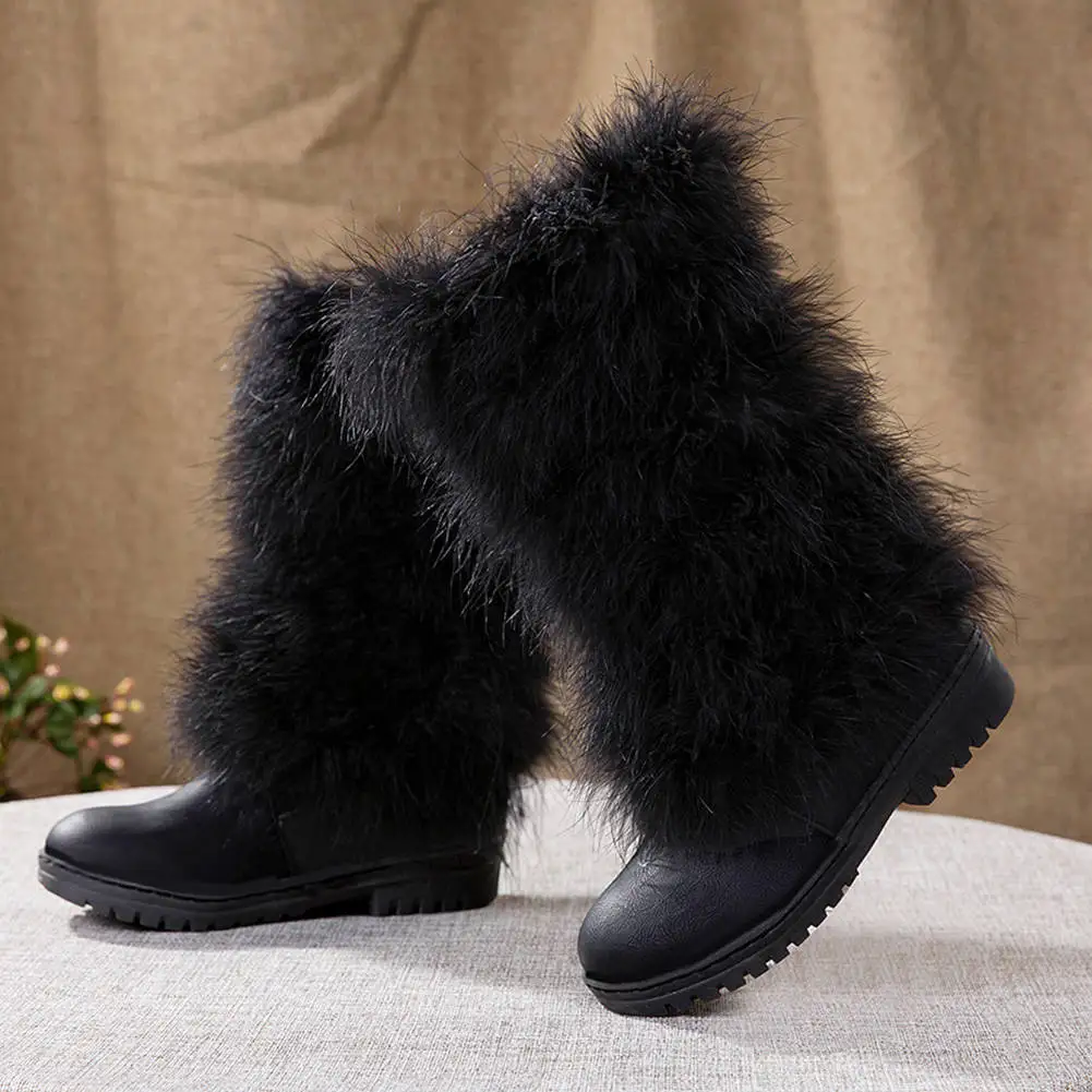 Karinluna/ г., большие размеры 46, русская зимняя теплая плюшевая обувь женские зимние ботинки женская обувь зимние ботильоны женская обувь