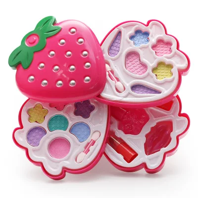 Дети Макияж игрушка ролевые игры принцесса розовый макияж красота безопасность нетоксичный набор игрушек для девочек туалетный косметический подарок для девочек - Цвет: Style 3